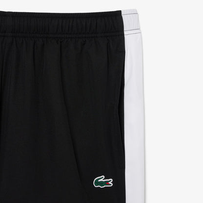 Shorts de sport avec bande en taffetas diamant