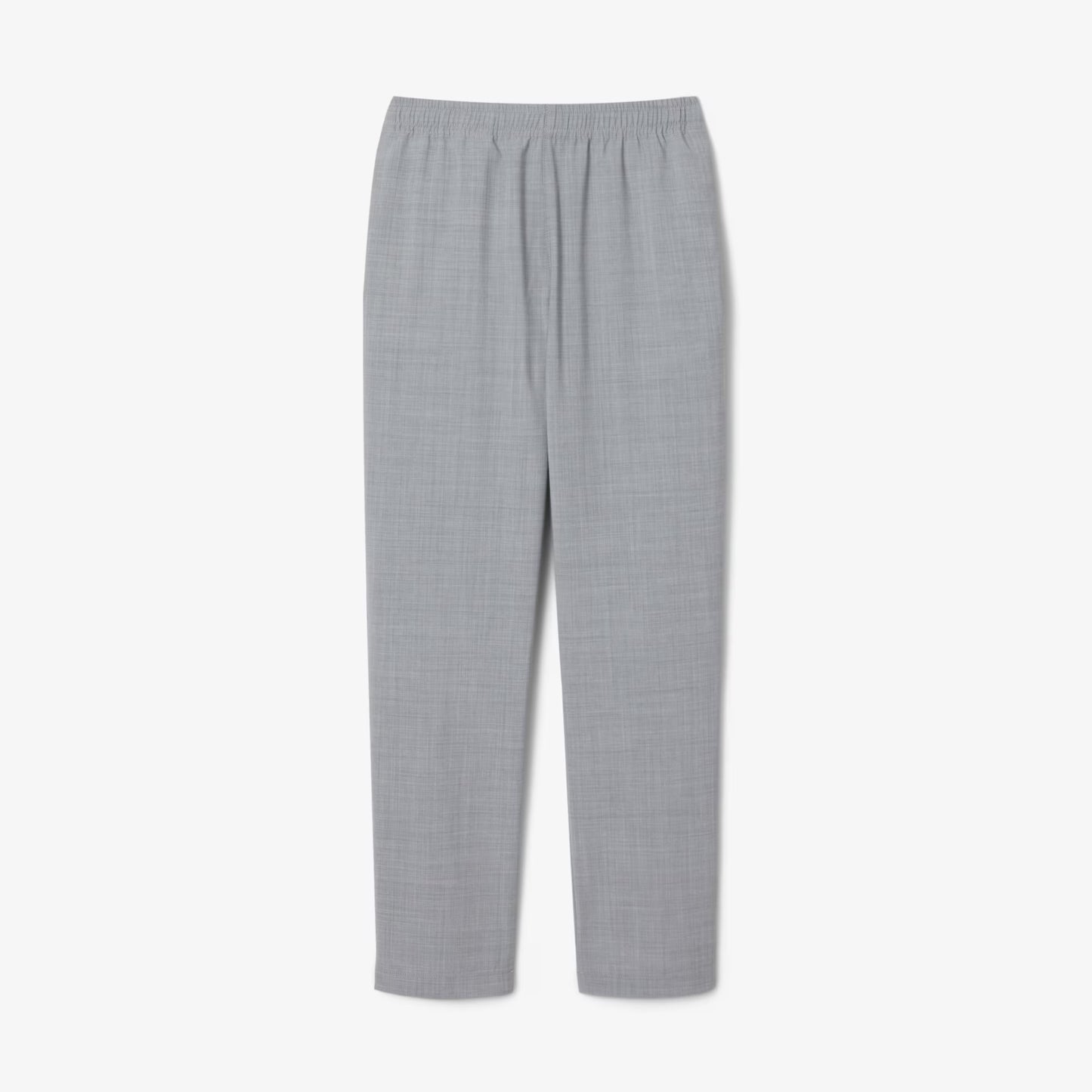 Pantalon chino en flanelle de laine coupe droite