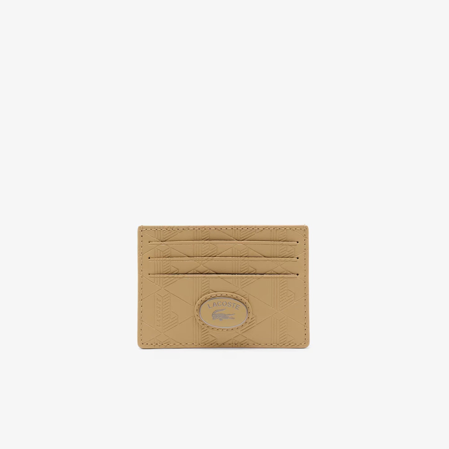 Porte-cartes en cuir à monogramme