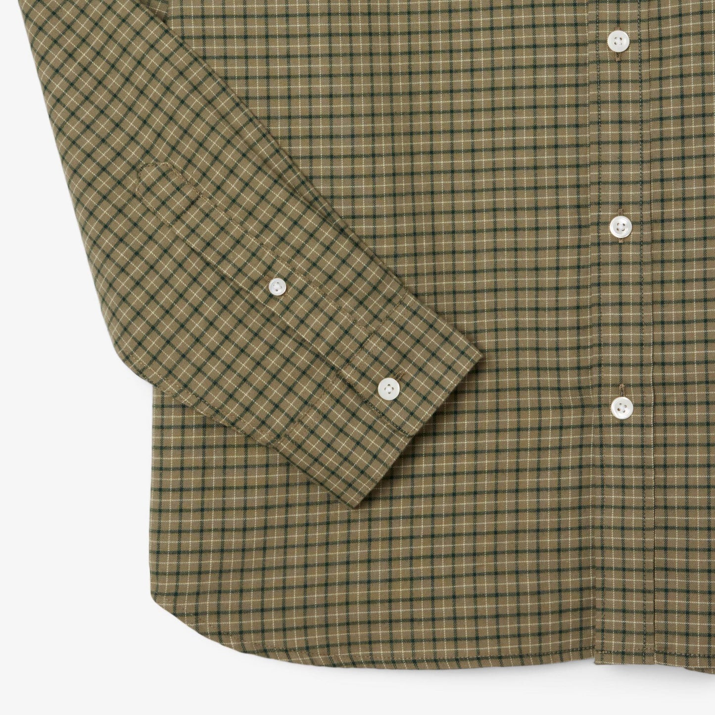 Chemise en flanelle à carreaux coupe droite