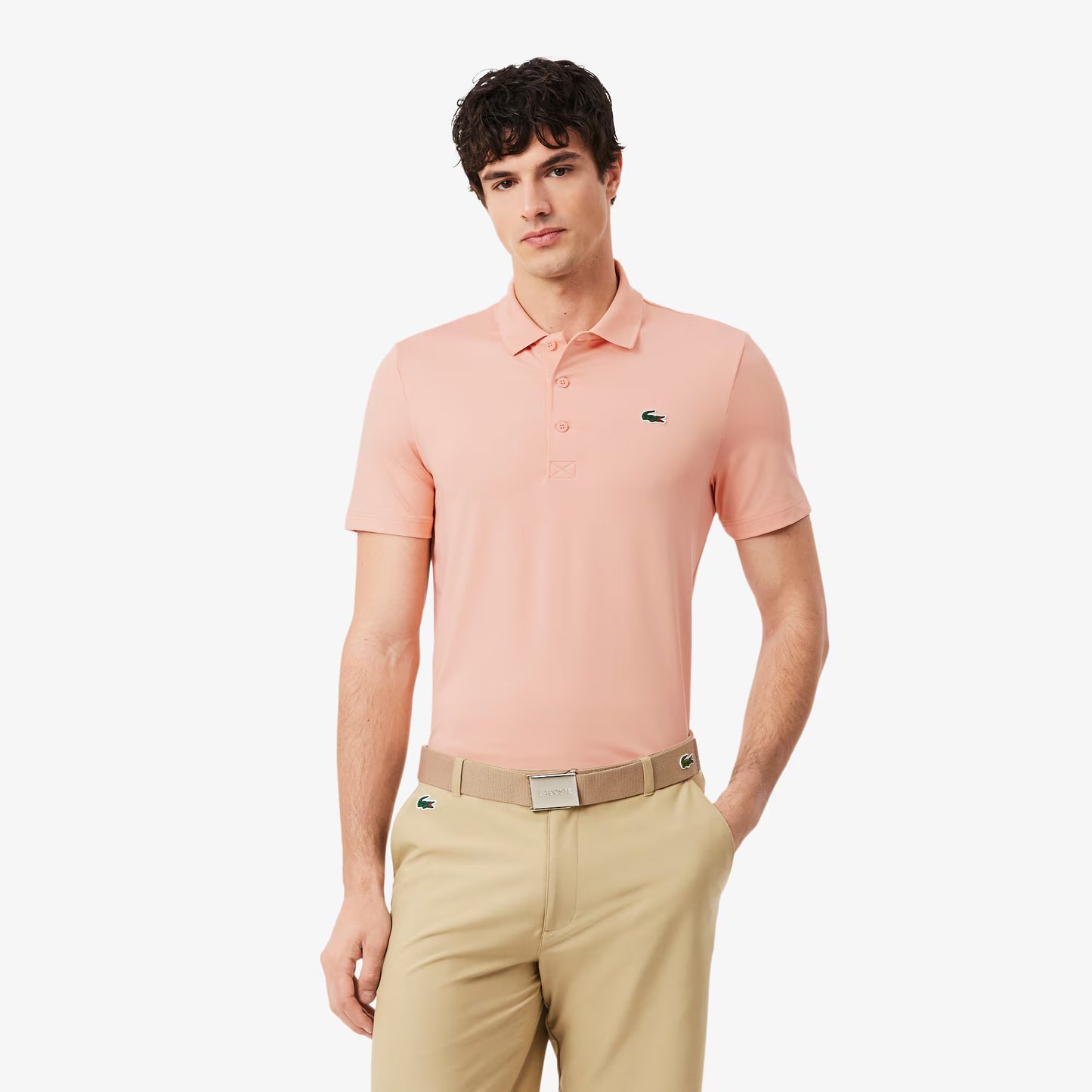 Polo de golf extensible ultra-respirant