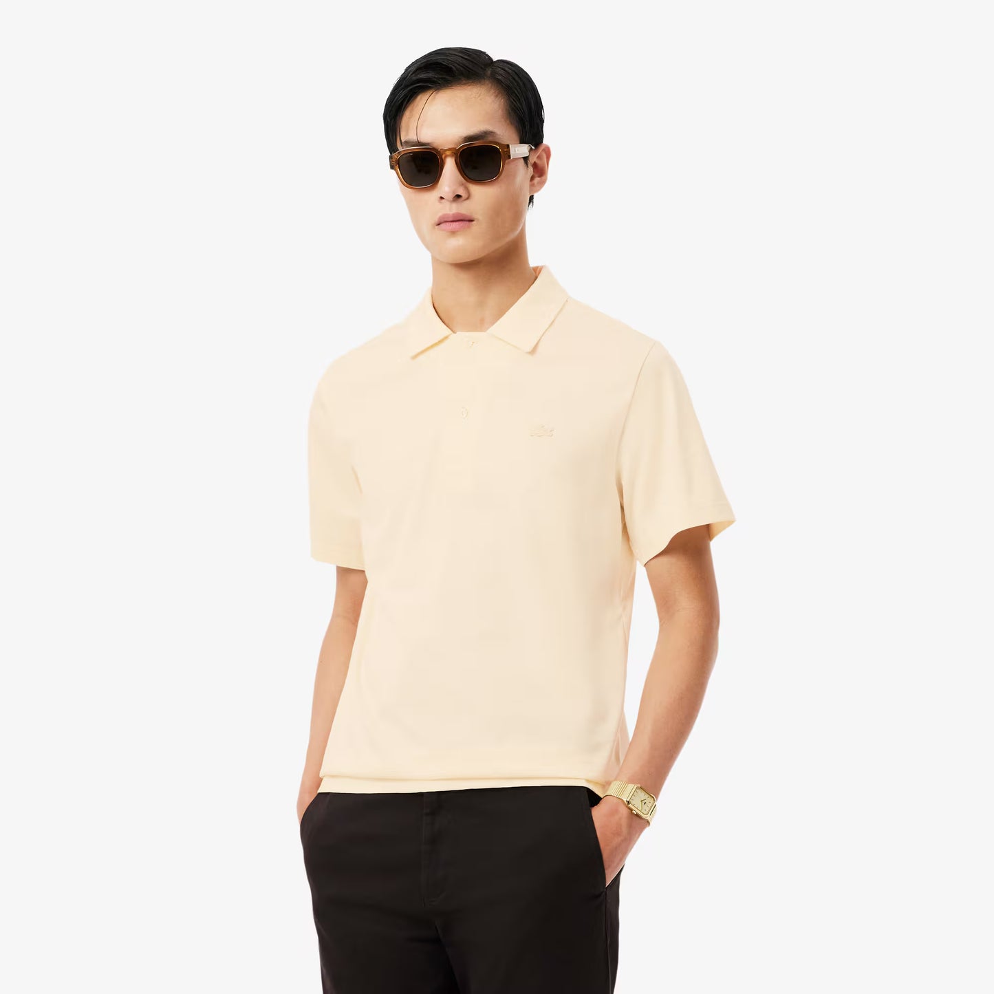 Polo brodé Paris Col Ouvert Coupe Classique