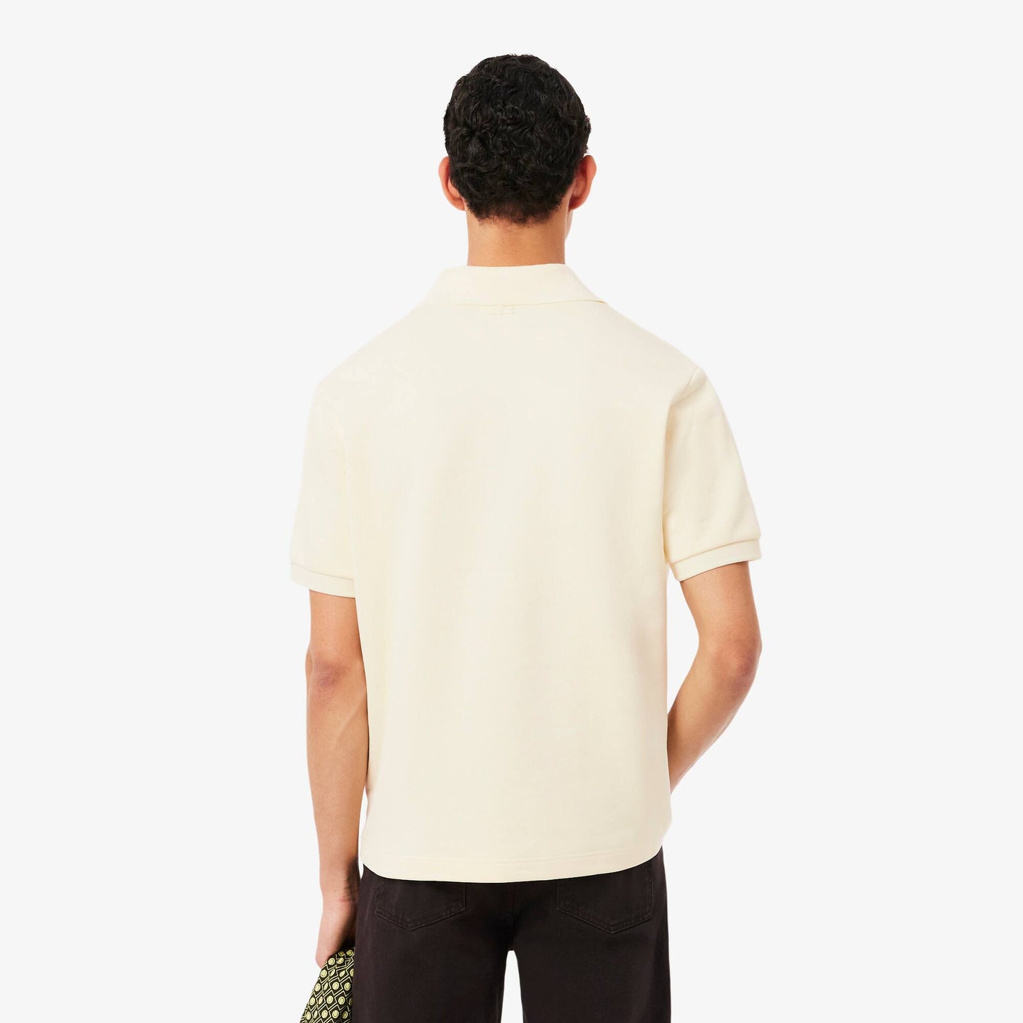 Polo molletonné ample à écusson