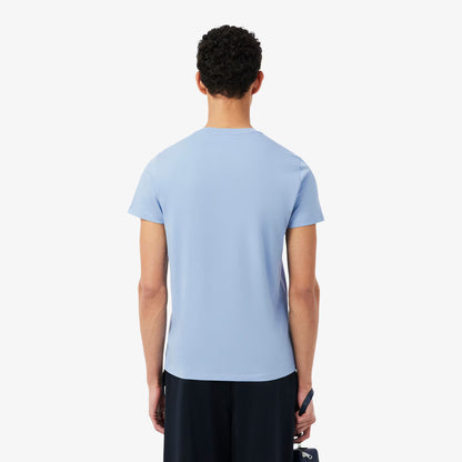 T-shirt léger en coton Pima col V