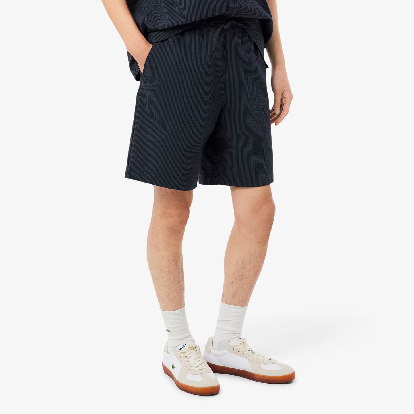 Short en seersucker de coton