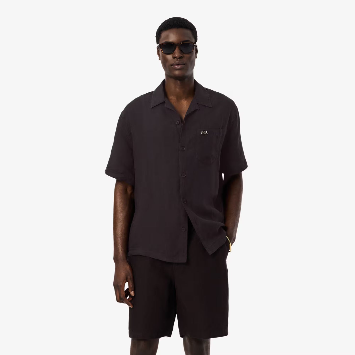 Chemise en lin coupe décontractée