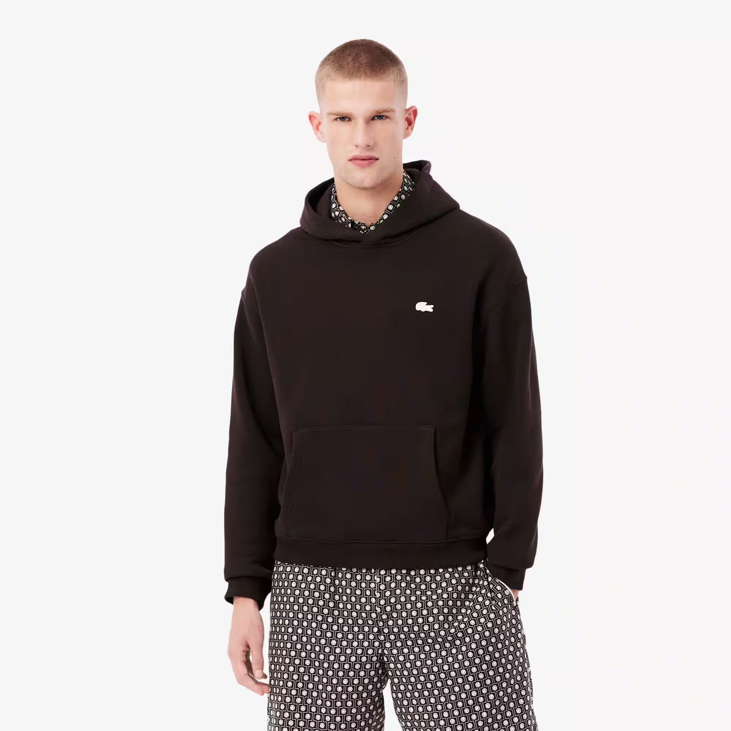 Sweat à capuche imprimé coupe décontractée