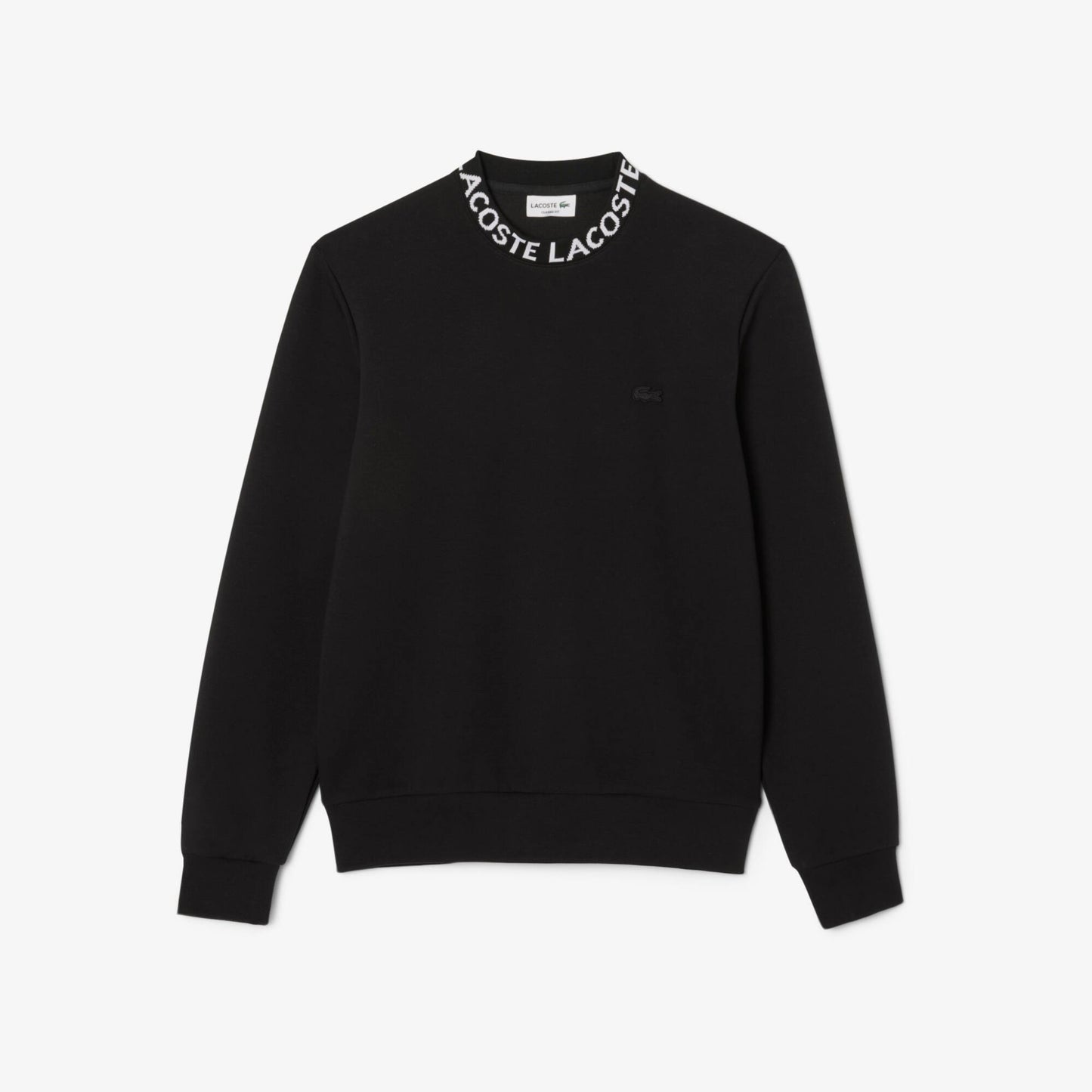 Sweat-shirt en jersey jacquard de marque
