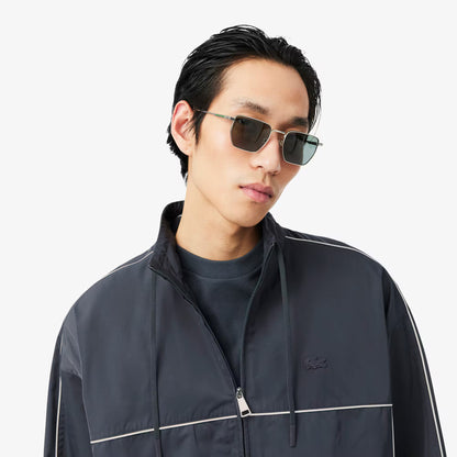 Veste de survêtement imperméable avec bordure contrastante