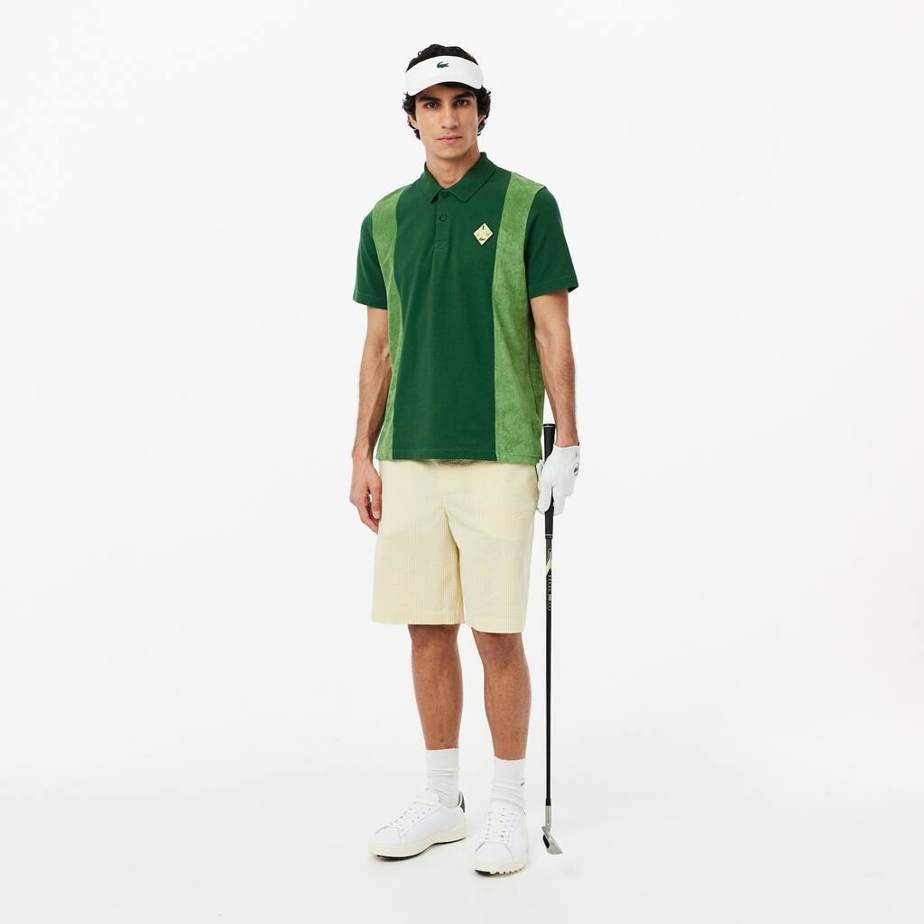 Polo de golf en piqué coupe décontractée