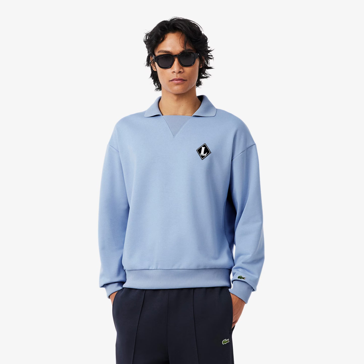Sweat-shirt col polo fabriqué en France