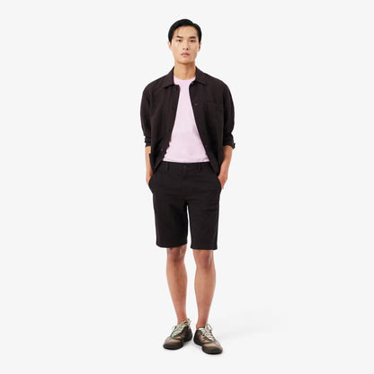 Shorts chino en sergé extensible