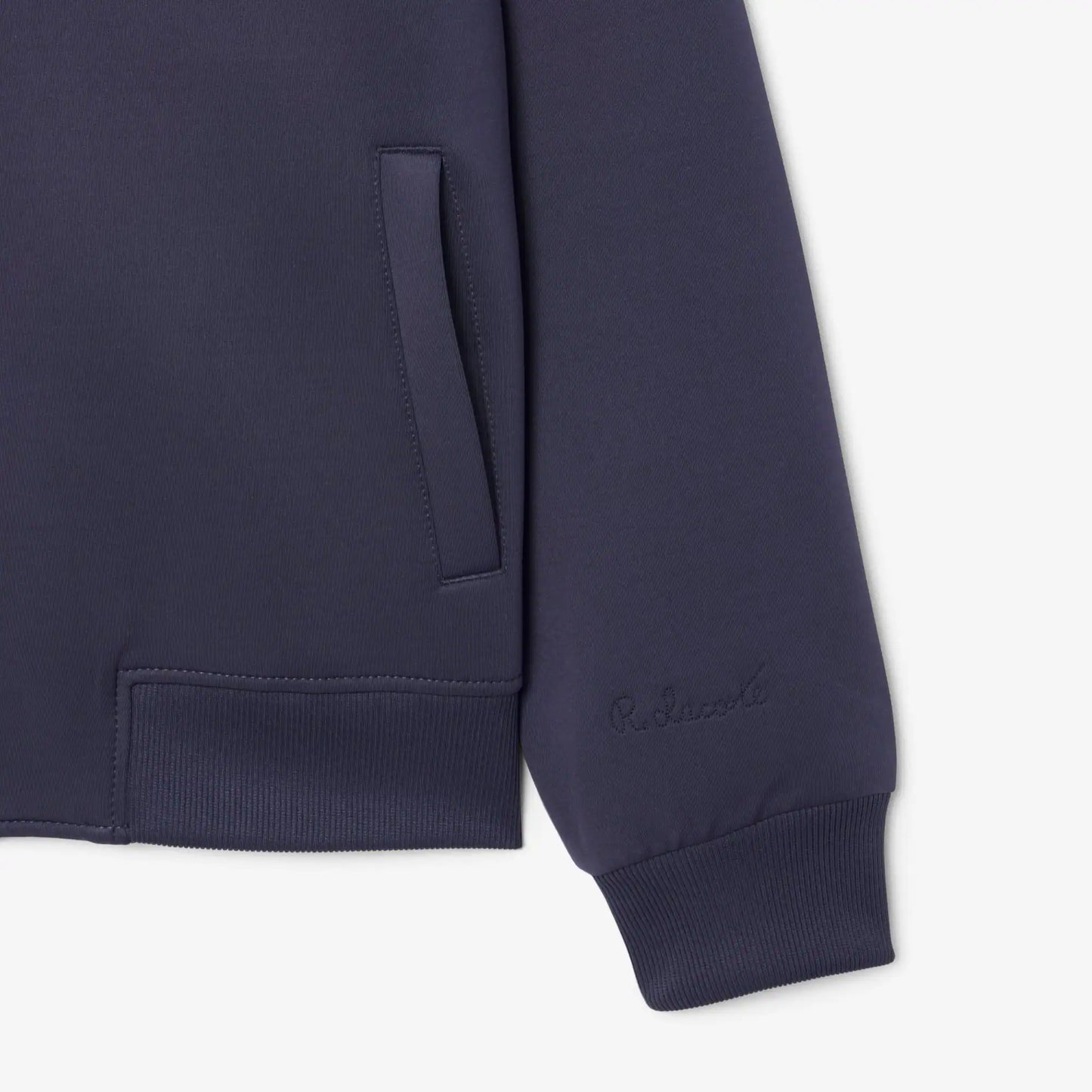 Veste brodée emblématique à col montant