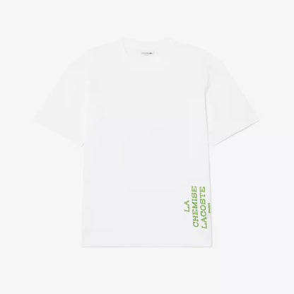 T-shirt en coton imprimé coupe décontractée