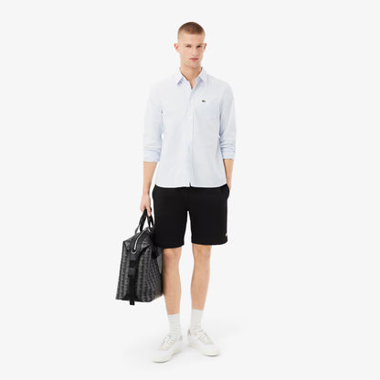 Shorts en molleton coupe droite