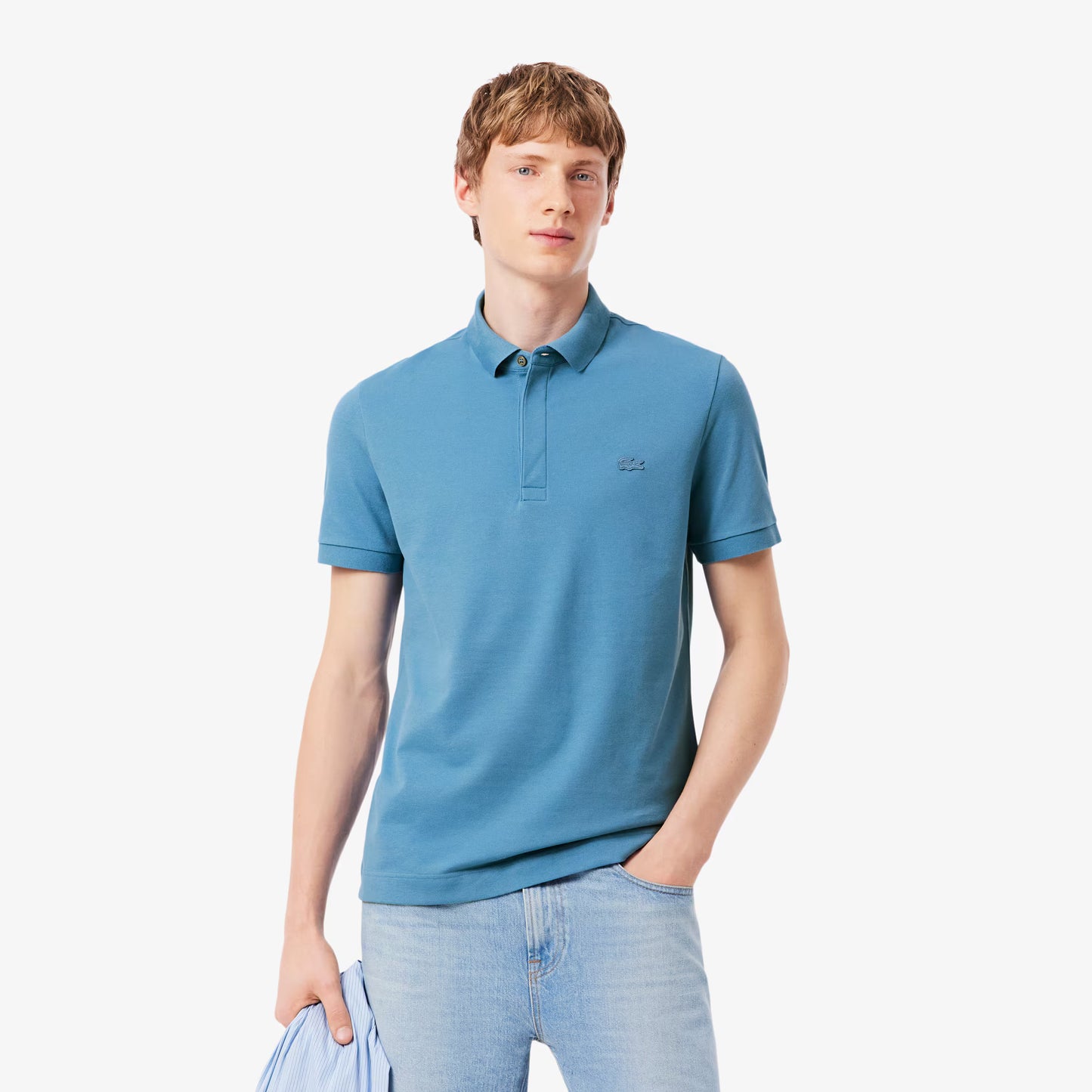 Polo Regular Fit en Piqué Stretch Paris