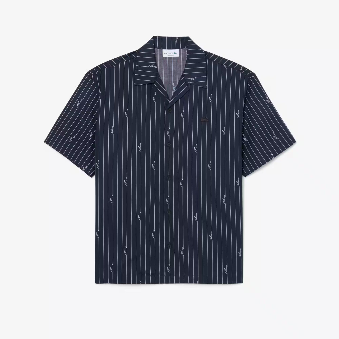 Chemise en twill imprimé coupe décontractée