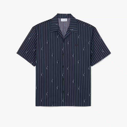Chemise en twill imprimé coupe décontractée
