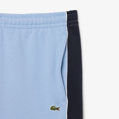 Short en molleton color-block coupe droite