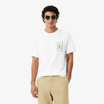 T-shirt en jersey épais brodé