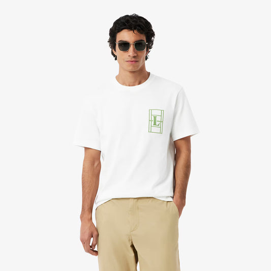 Besticktes Heavy-Jersey-T-Shirt