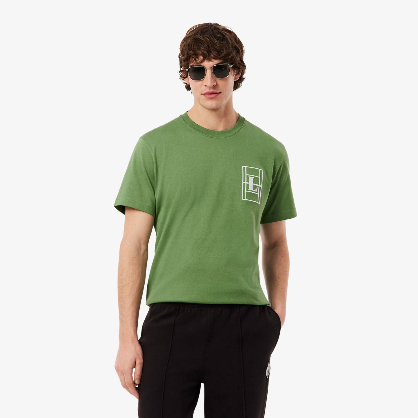 T-shirt en jersey épais brodé