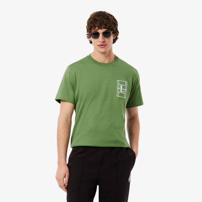 T-shirt en jersey épais brodé