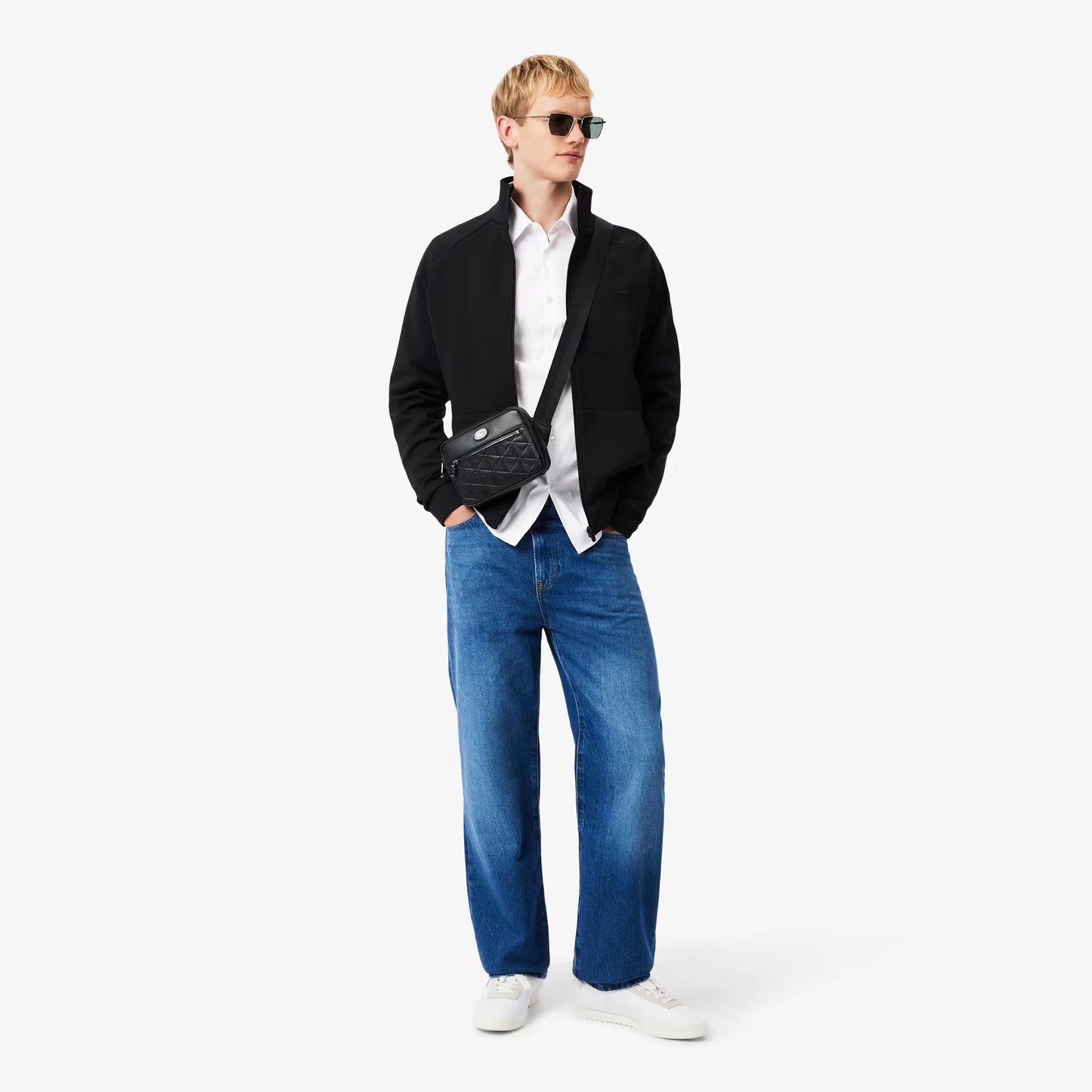 Chemise slim en popeline stretch