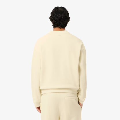 Sweat-shirt en piqué double face à écusson