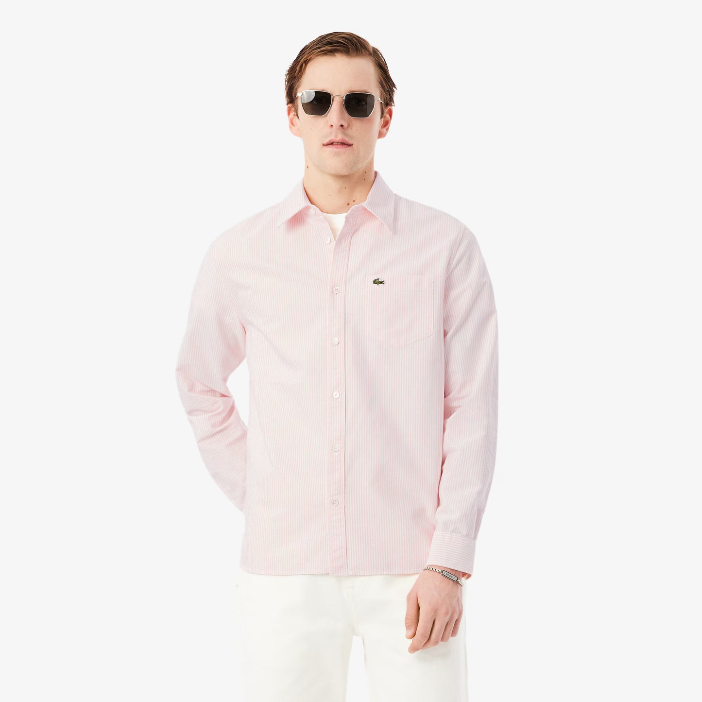Chemise Oxford rayée coupe classique