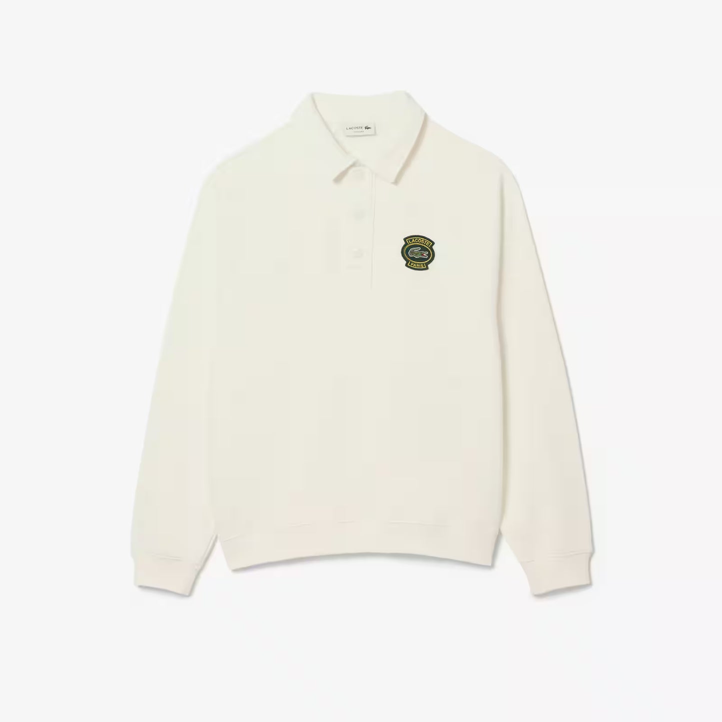 Sweat-shirt polaire coupe ample à col polo
