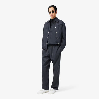 Veste de survêtement imperméable avec bordure contrastante