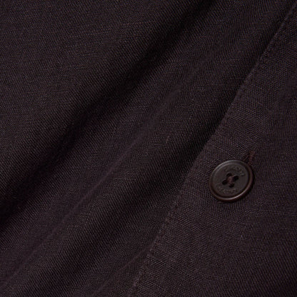 Chemise en lin coupe décontractée
