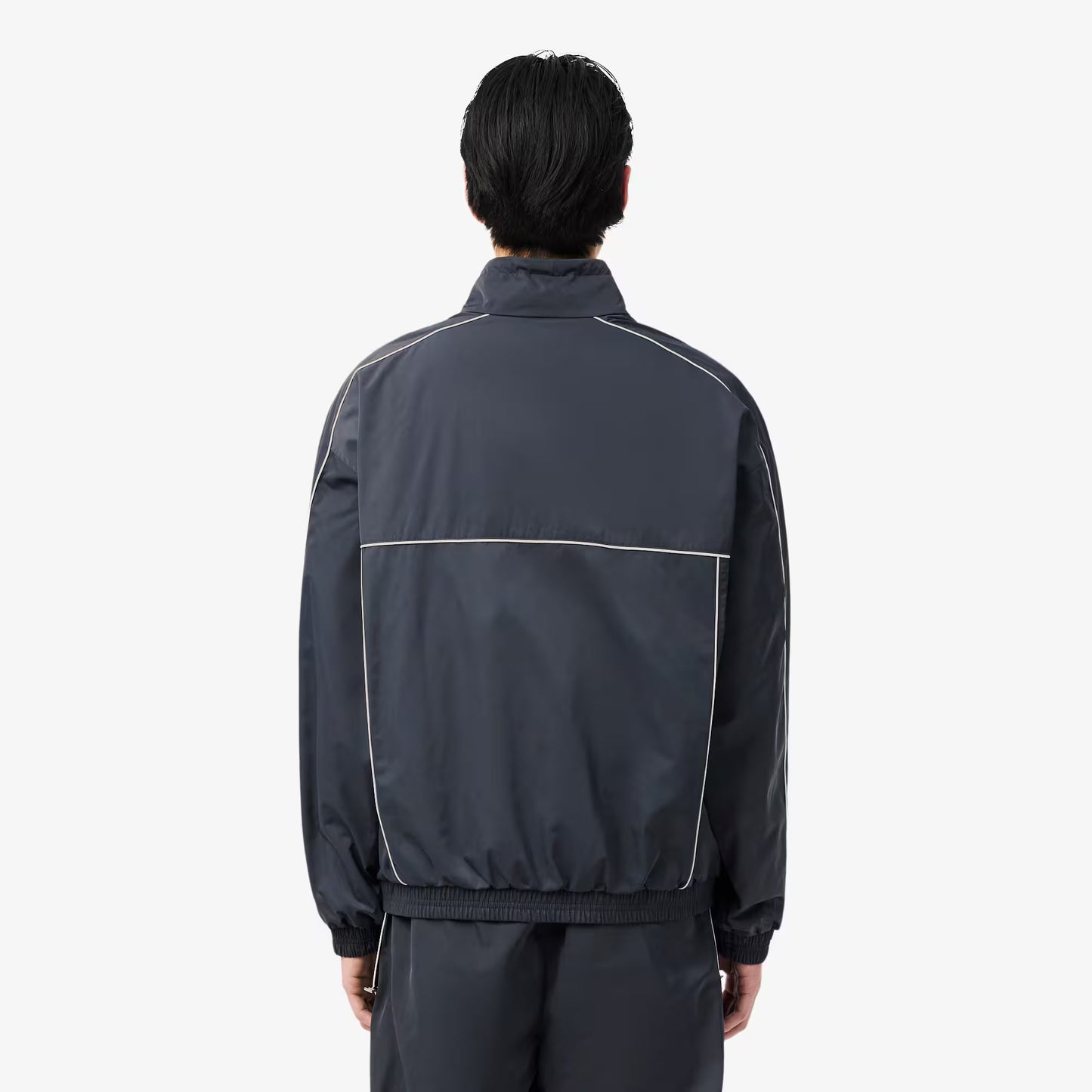 Veste de survêtement imperméable avec bordure contrastante
