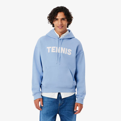 Sweat à capuche imprimé tennis