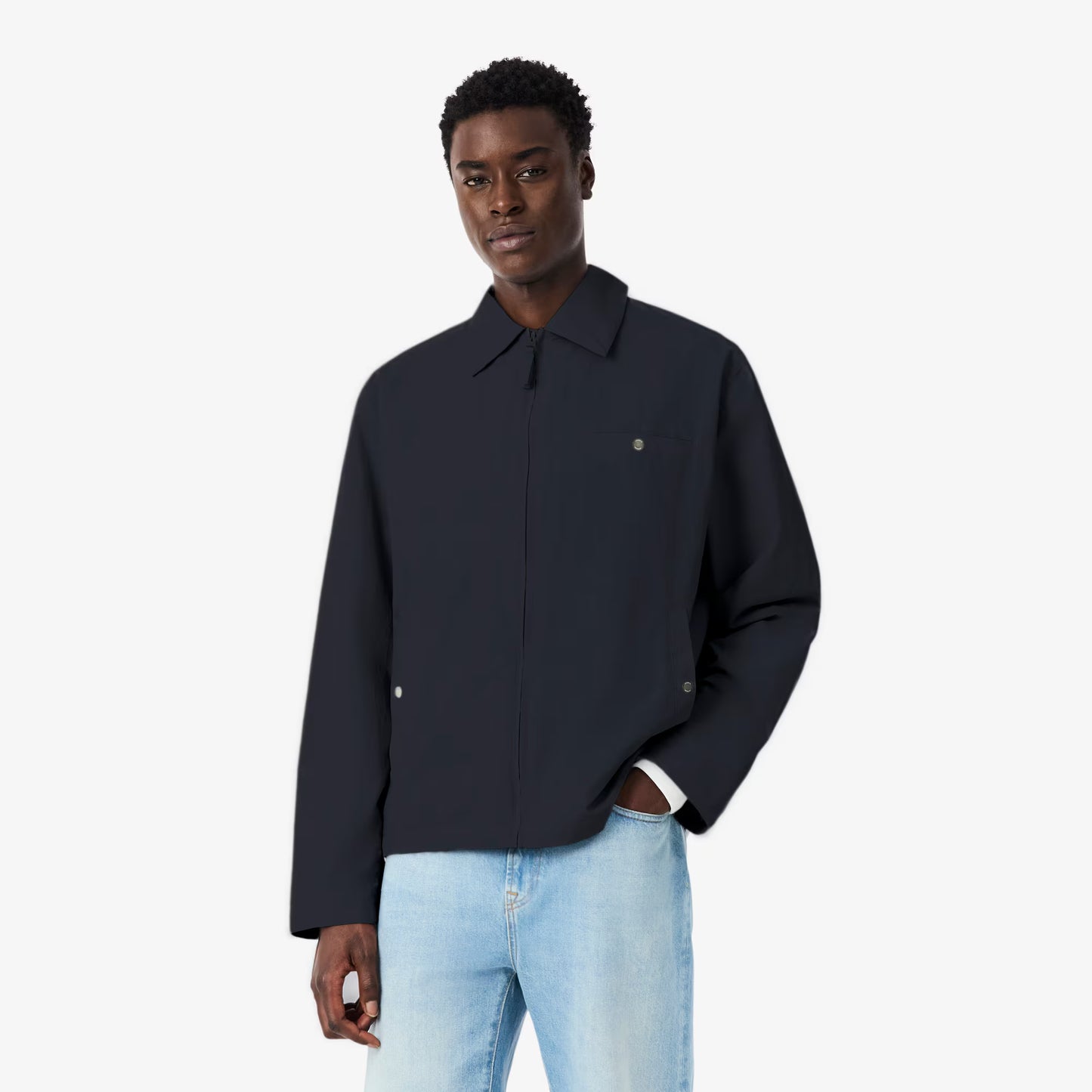 Blouson en taffetas texturé déperlant
