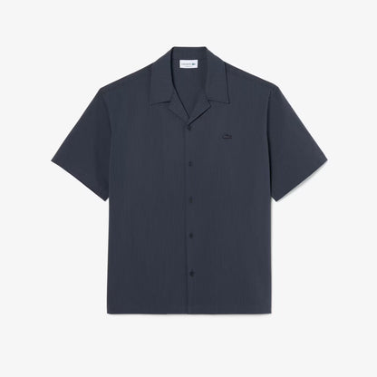 Chemise en seersucker coupe décontractée