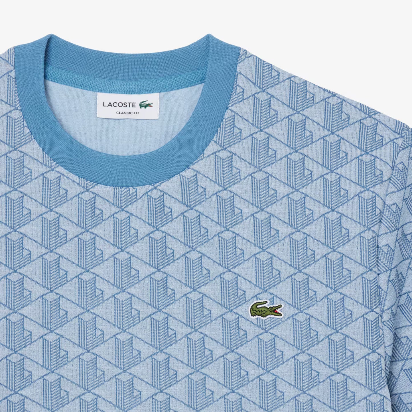 T-shirt en jacquard monogrammé