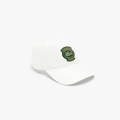 Casquette en coton avec badge