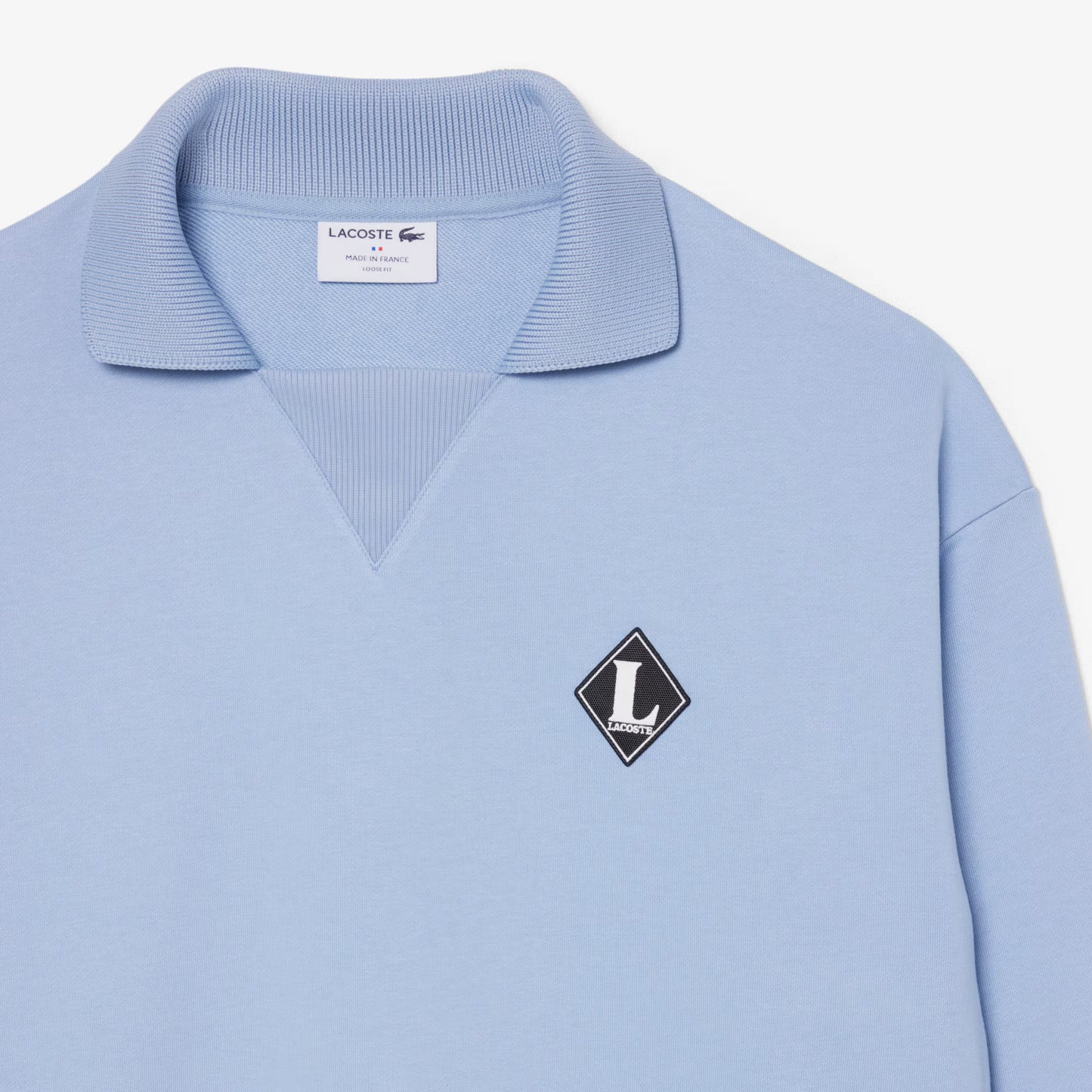 Sweat-shirt col polo fabriqué en France