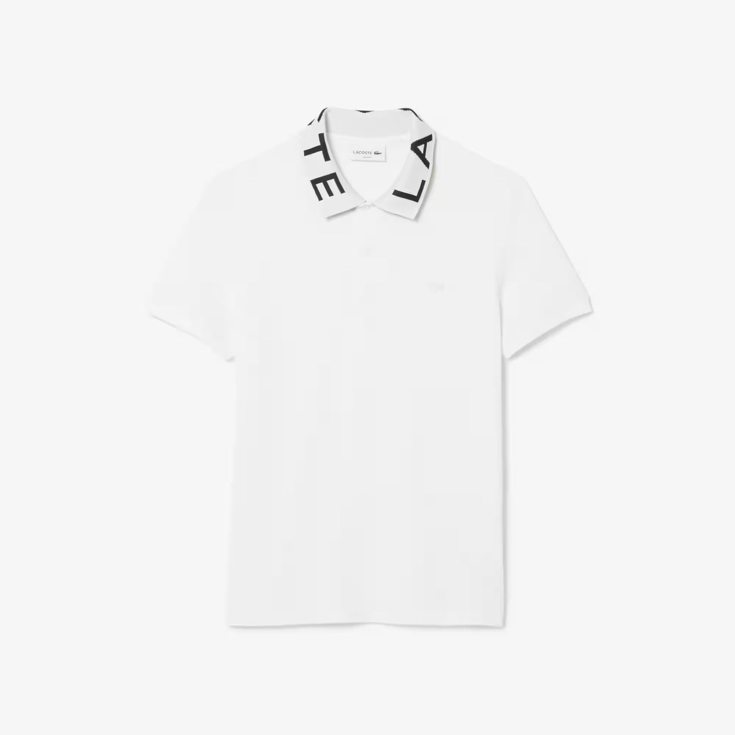 Polo Slim en Jacquard avec Marque