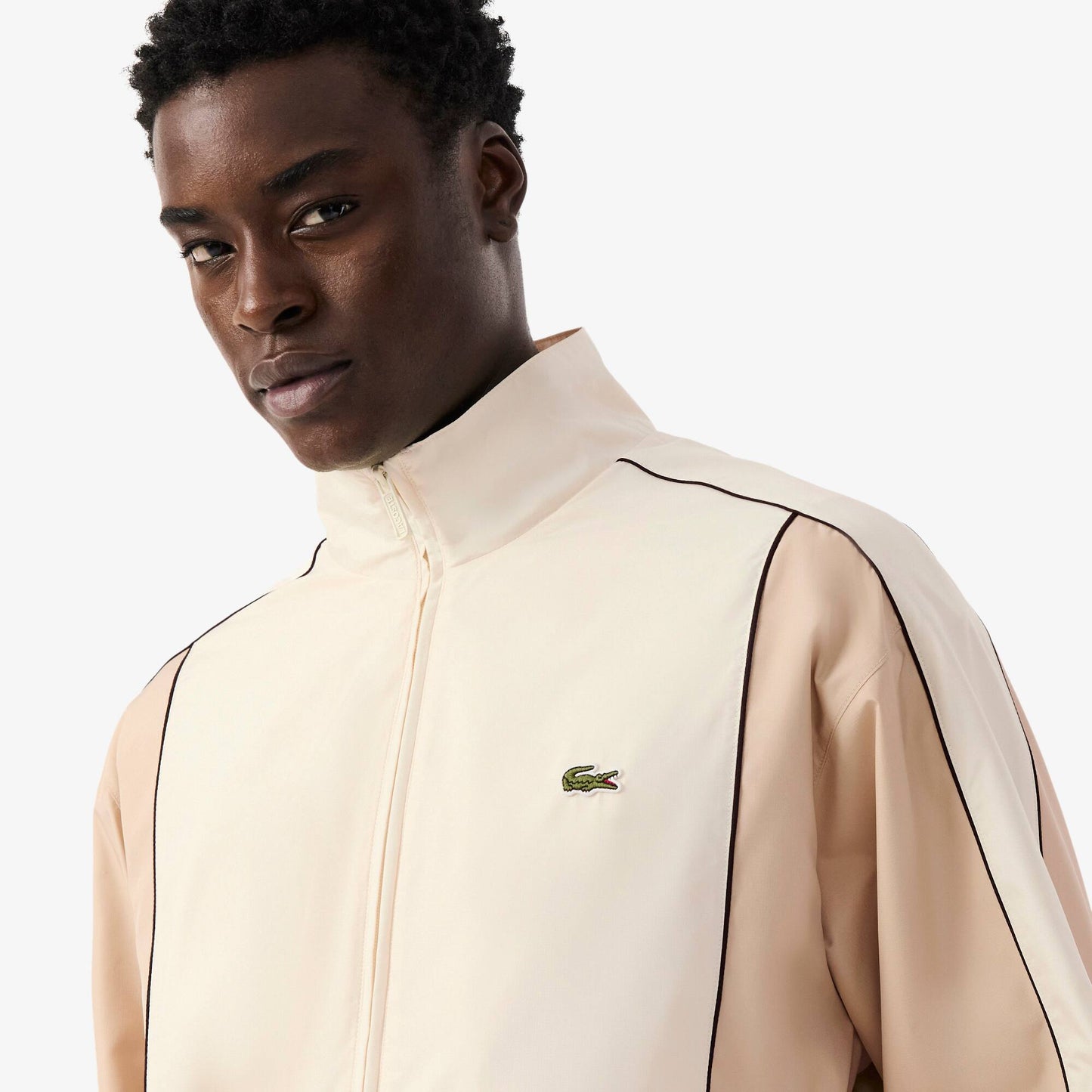 Veste de survêtement imperméable color-block