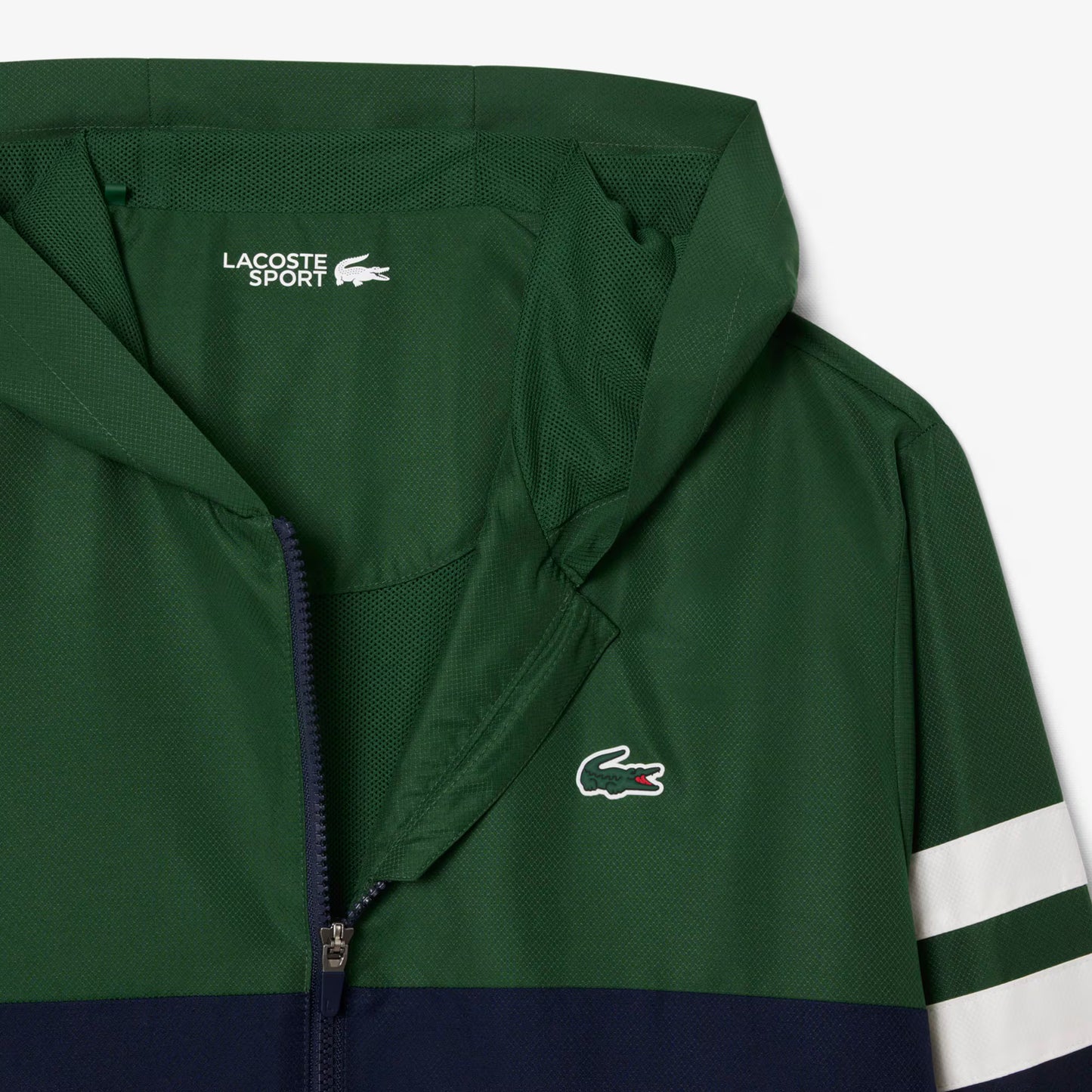Veste de tennis à capuchon déperlante