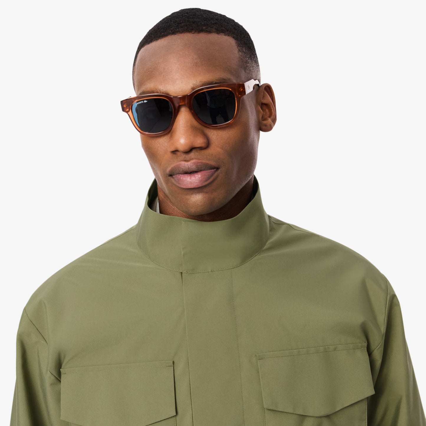 Veste coupe-vent mi-longue déperlante