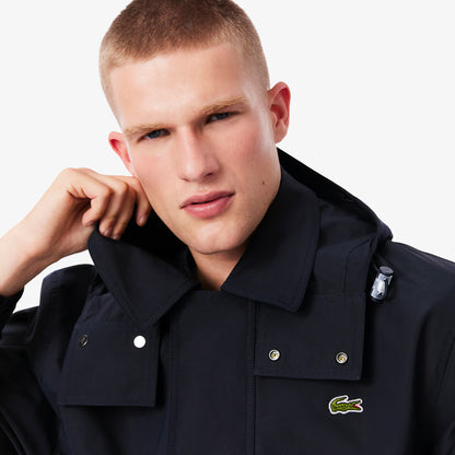 Parka mi-longue à capuche déperlante