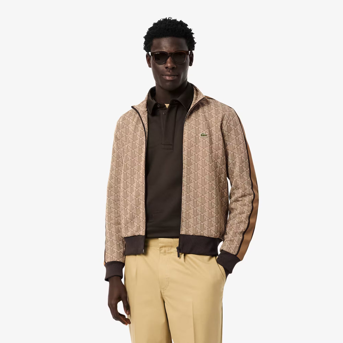Veste de survêtement jacquard zippée Paris