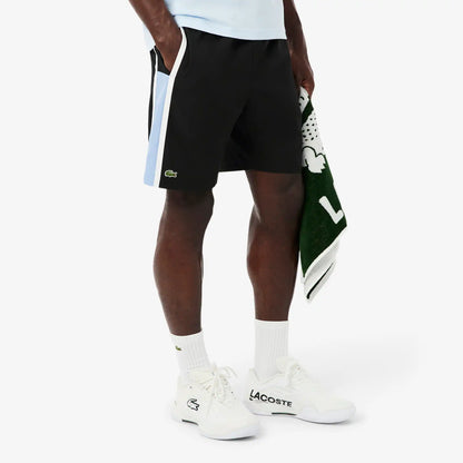 Short de tennis léger à rayures color block