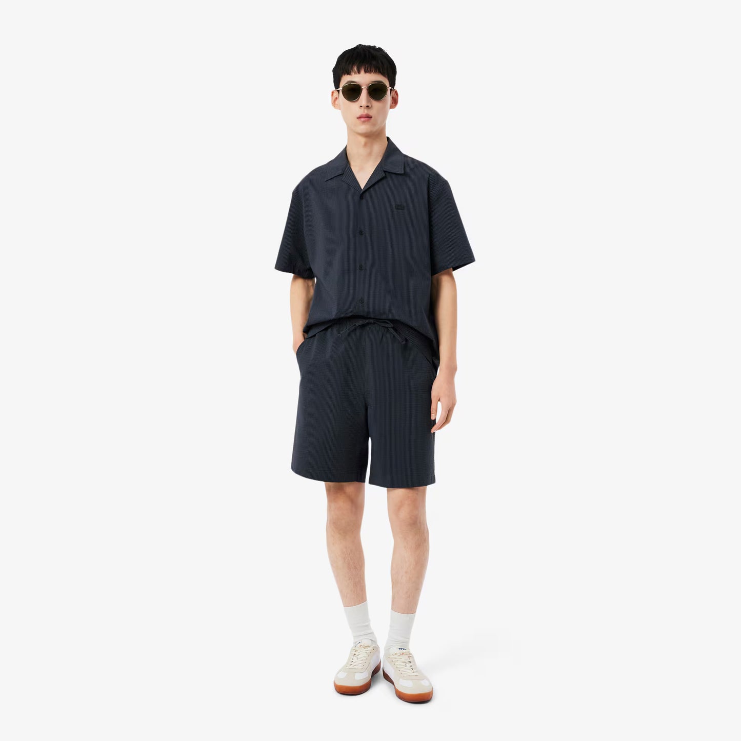 Short en seersucker de coton