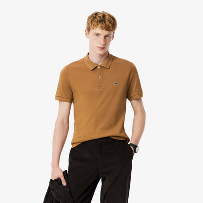 Polo en coton Pima coupe droite