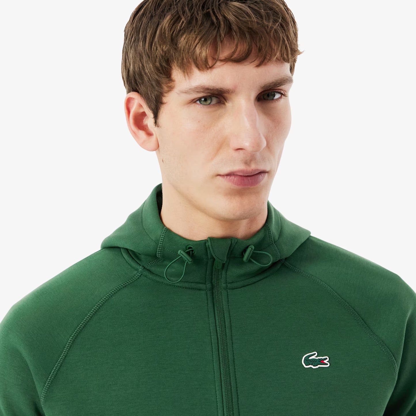 Sweat à capuche zippé extensible sport